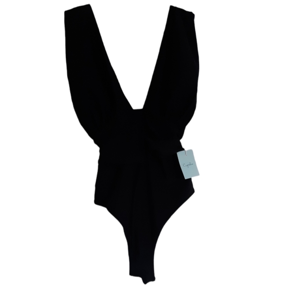 New Cupshe Large Black Cross Straps One Piece Swim Bathing Suit - Picture 13 of 14